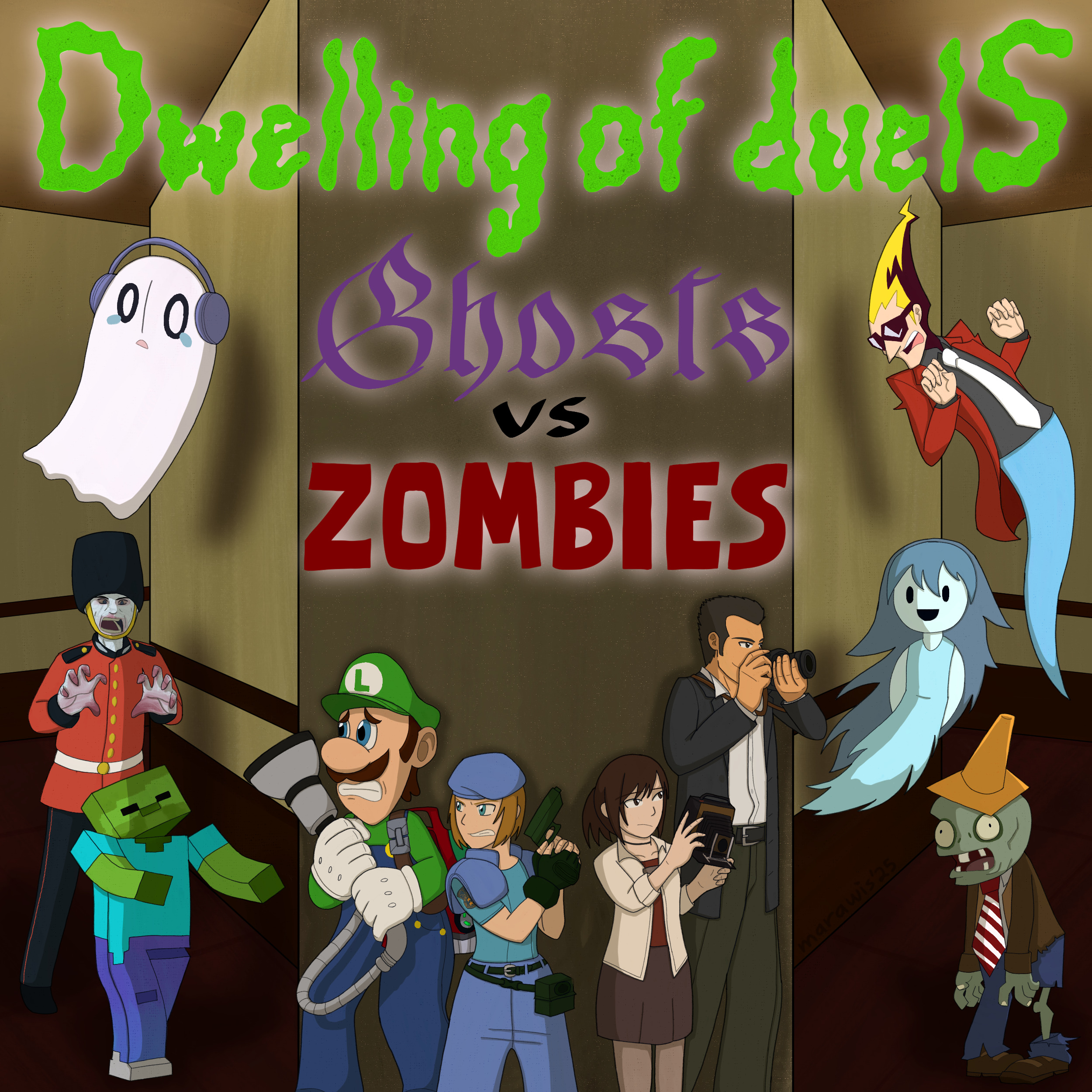 Ghosts vs. Zombies Banner